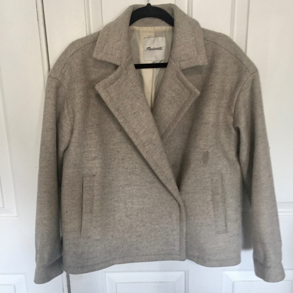 Madewell Short Coat Fall 2016, small stain